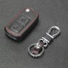 jingyuqin 2 Btns Remote Leather Car-Styling Key Cover Case For VW VOLKSWAGEN MK4 Seat Altea Alhambra Ibiza Transporter Polo GOLF