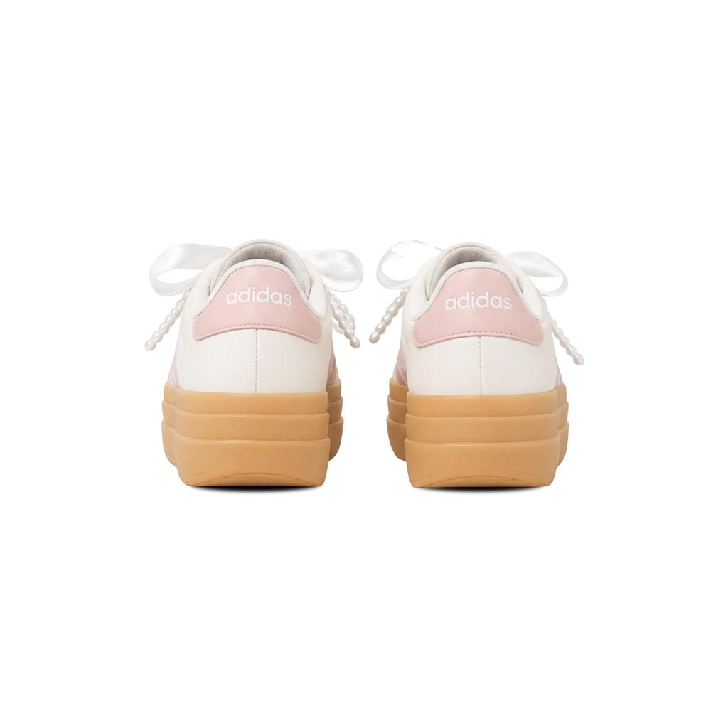 Adidas VL Court Bold Love Confession Love Letter Low top Skateboard Shoes Women's Pink White IH3083(Team2400-)