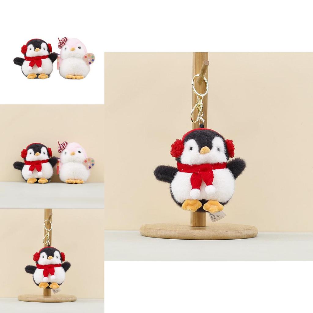 Cute Animal Penguin Plush Toy For Bags And Car Decorations