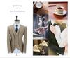 Men's Trendy Business Casual Suit Set for Work, Interviews, and Weddings