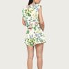 Women's Jumpsuit Floral Print Spring Summer Cap Sleeves Adjustable Drawstring Waist Comfortable Casual Short Jumpsuit With Pockets