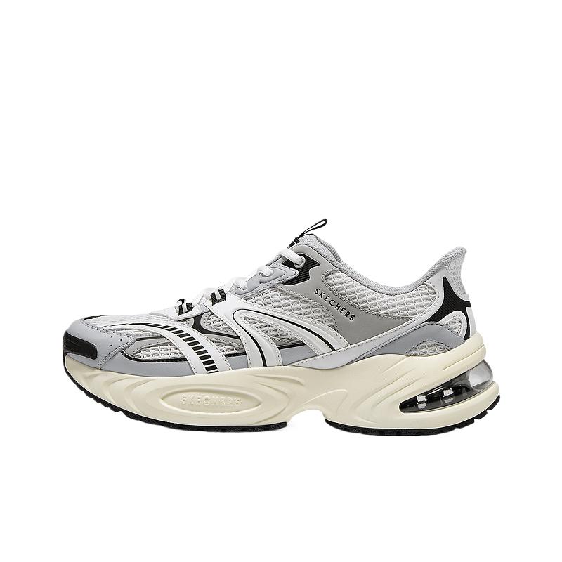 Skechers Mesh Round Toe Lace-Up Low-Top Dad Shoes Men sneakers 183208-WGY 39.5