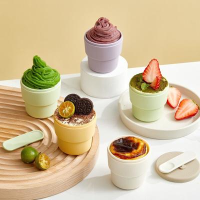 Silicone Ice Cup Children's Ice Mold Food Supplement Cup Dessert Cup Ice Cream Ice Bucket