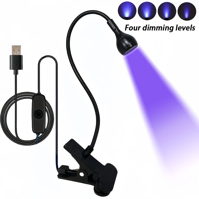 Nail Led Uv Lamp For Drying Gel Nails Polish Clip-On Flexible Desk Mini Portable Usb Nail Lamp Uv Light Dryer For Manicure Salon