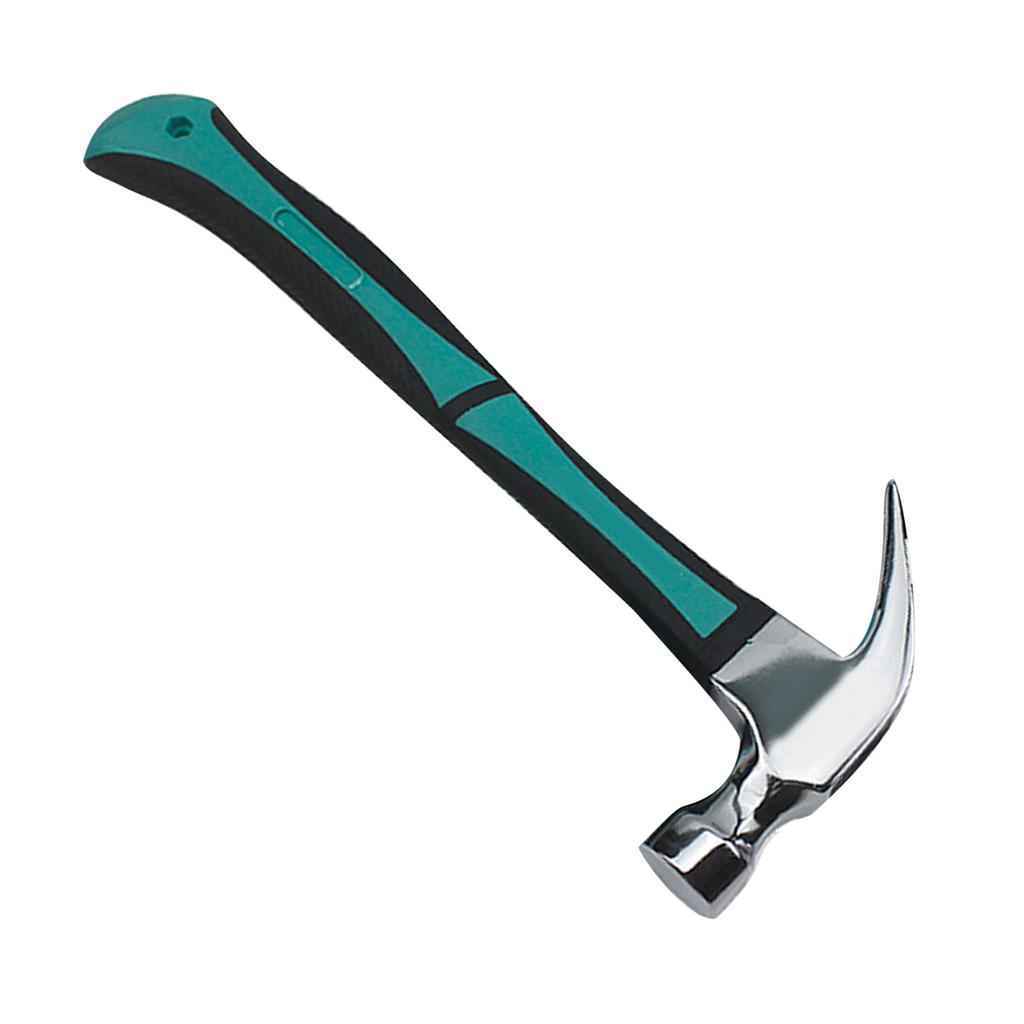 Claw Hammer Multifunctional Integrated Carbon Steel Framing Hammer with Rubber Handle for Driving