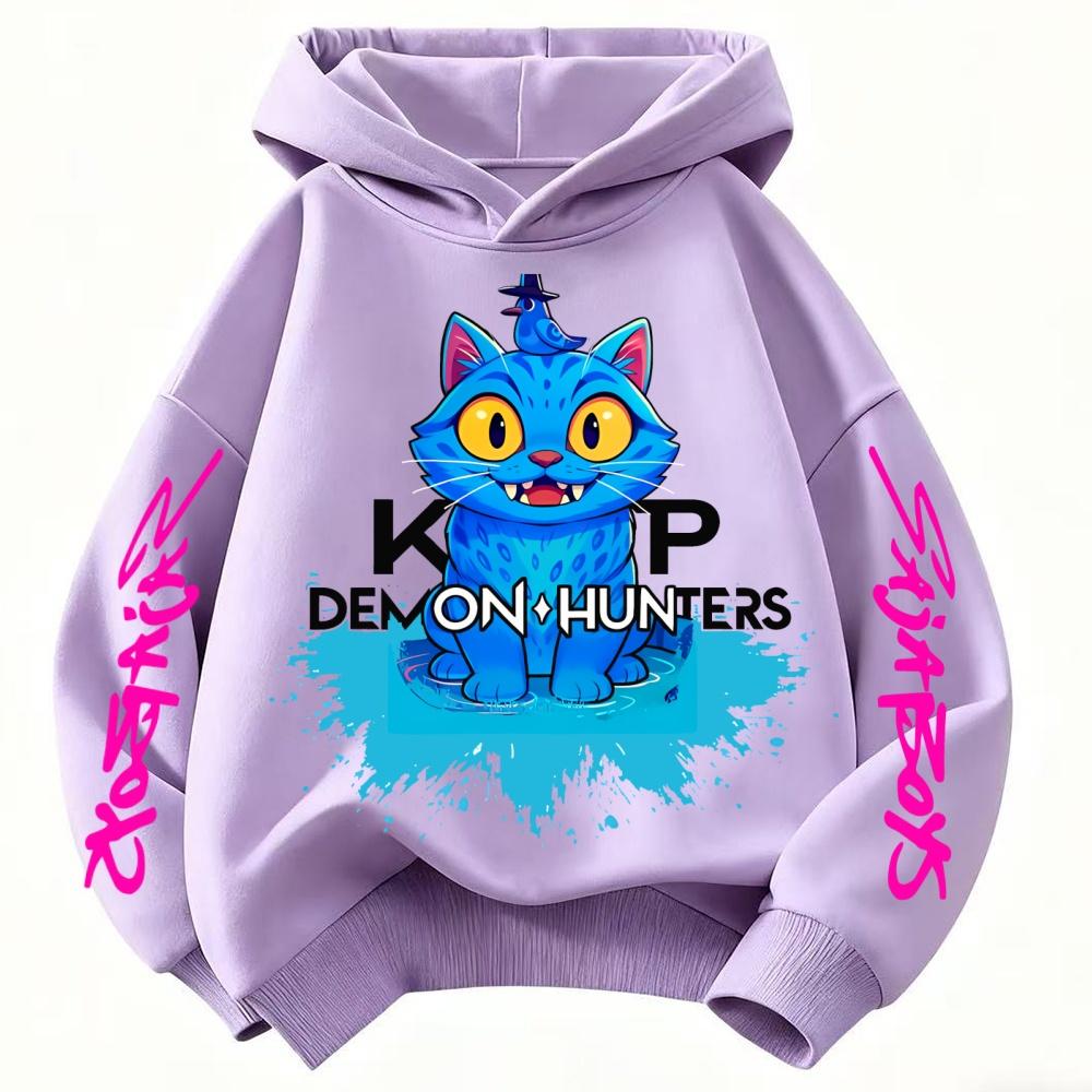 Saja Boys KPop Dämonenjäger Cartoon Kinder Kapuzenpullover Junge Kapuzenpullover Mode Lässige Oberteile Kinder Mädchen Kleidung