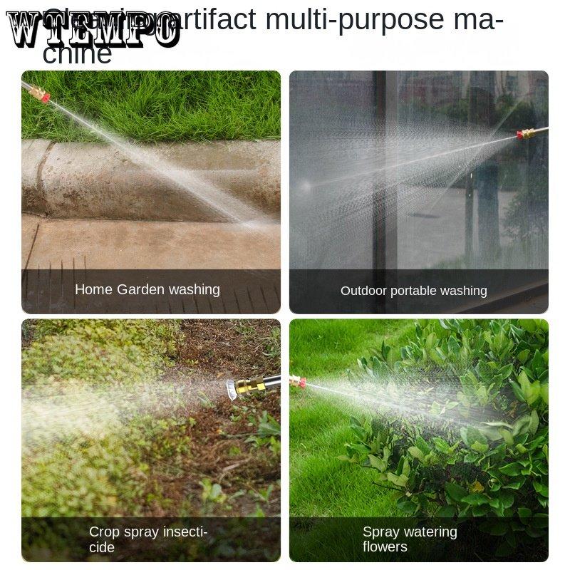Bezdrátová vysokonapěťová myčka aut Přenosná lithiová baterie stříkání Mytí auta Vodní pistole Mytí aut pro domácnost Vysoký výkon