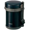 Zojirushi Insulated Stainless Steel Lunch Navy Holds approximately 3 cups of rice (ZOJIRUSHI) Box, Black, (SL-GG18-BD)