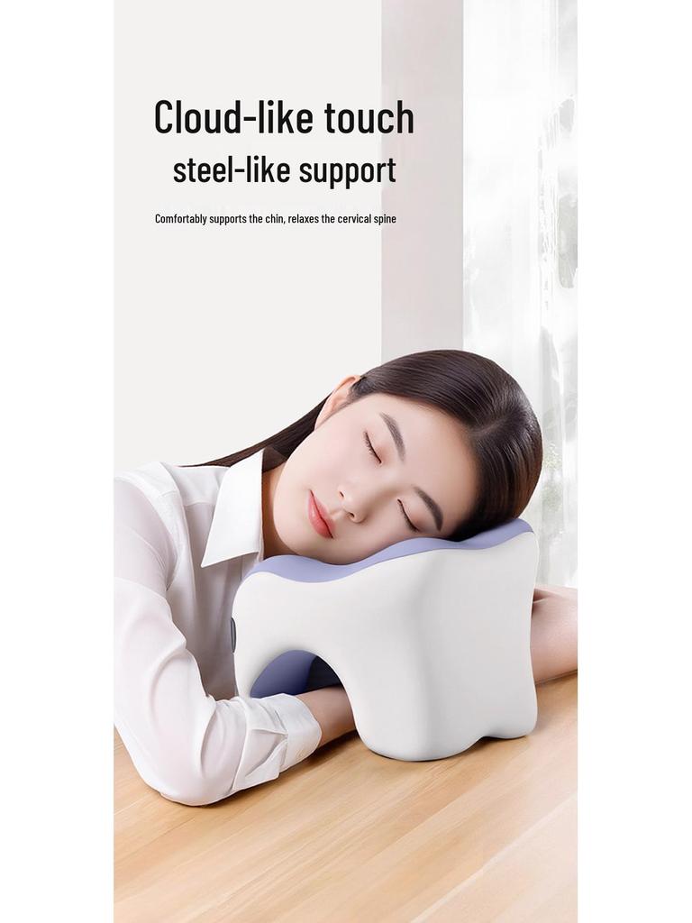 Almofada de Viagem em Espuma de Memória em Forma de U para Suporte de Pescoço