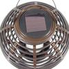 Solar Large Lanterns Outdoor Garden Hanging Lights Decorative Waterproof Flameless Candle Lamp for Desk Patio Courtyard