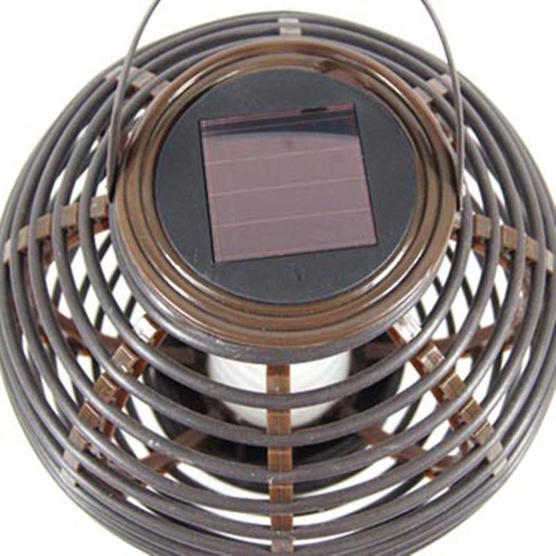 Solar Large Lanterns Outdoor Garden Hanging Lights Decorative Waterproof Flameless Candle Lamp for Desk Patio Courtyard