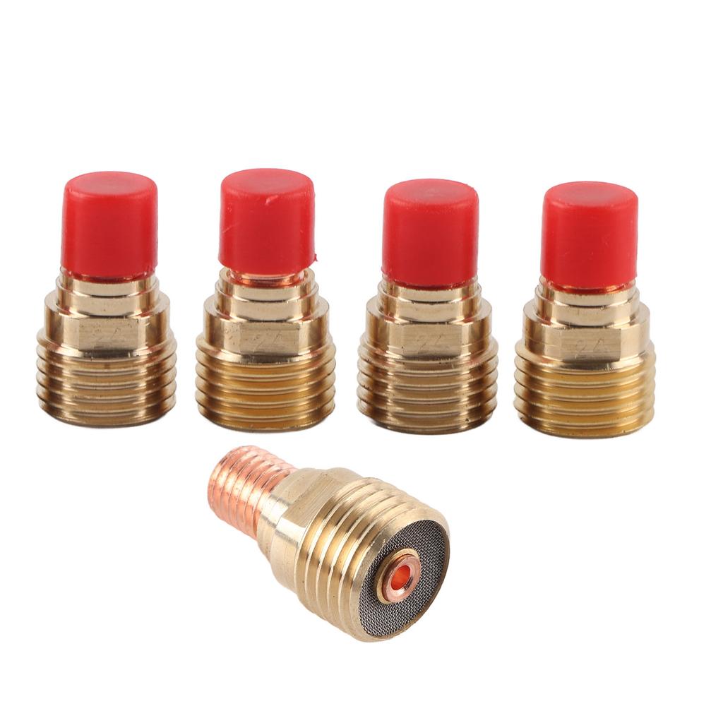 5pcs 45V44 Gas Lens Collet Body 2.4mm 332" for TIG Welding Torch WP92025