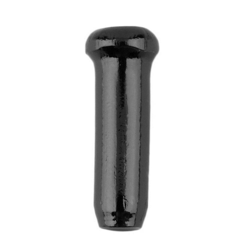 50 Pcs Road Bike Cable End Caps Aluminum Alloy Cable End Crimps Brake Shifter Cable End Tip Durable Shifter Cable Ends
