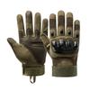 1 Pair Outdoor Gloves Touchscreen Compatible Full Finger Gloves with Soft Knuckle Protection