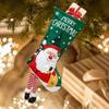 Snowman Elk Santa Claus Long Legged Socks Vibrant Color Christmas Tree Ornaments  Window Ornament