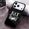 Rat Mom Phone Case for iPhone 17 16 15 Pro Max Air 14 13 12 11 Plus Shockproof Capa Cover