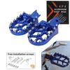 Motorcycles Footpegs Universal CNC Footpeg Footrest Foot Pegs Rests For CRF XR 50 70 110 M2R SDG DHZ SSR KAYO Dirt Pit Bike