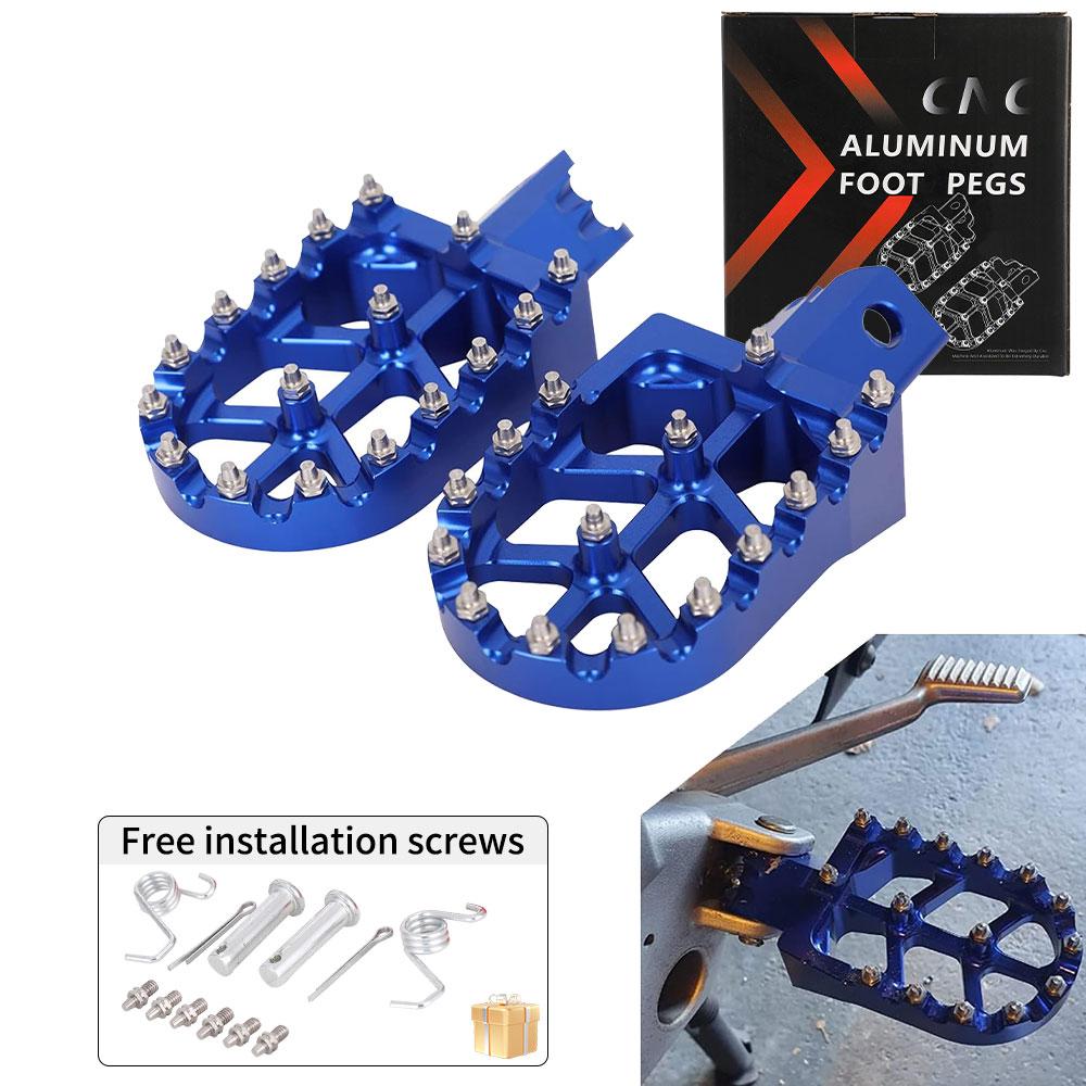 Motorcycles Footpegs Universal CNC Footpeg Footrest Foot Pegs Rests For CRF XR 50 70 110 M2R SDG DHZ SSR KAYO Dirt Pit Bike