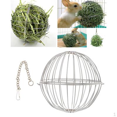 Sphere Feed Dispenser Toy Guinea Pig Hamster Rat Bunny Pet Supply#1