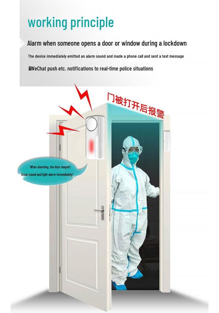 Smart WiFi Anti-theft Door and Window Sensor Alarm