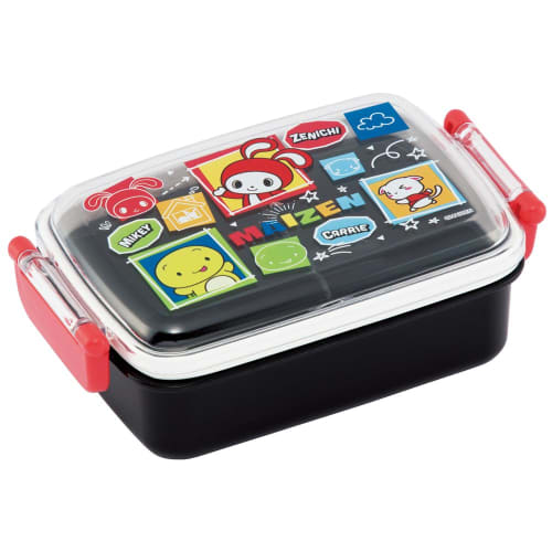Skater Kids' Lunch Box, Single Tier, 450ml, Dome-Shaped, Made in Japan, Maizen Sisters, Antibacterial, RBF3ANAG-A