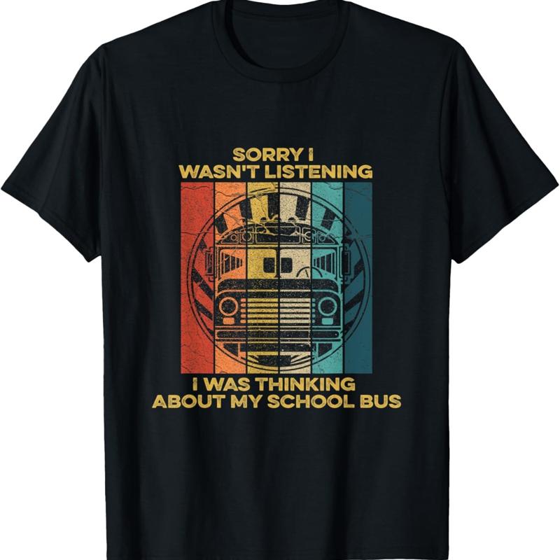 

Short School Bus Quote for a Camping Driver T Shirt - Men s Summer Cotton Graphic Tee S разноцветный