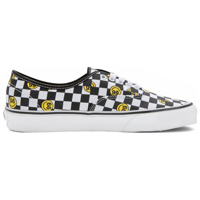 Vans Wallpaper Authentic Smiley 'Black White' Sneakers VN000EE3BP9