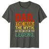 Dad The Unisex The Myth Unisexs TShirt 80th Birthday Family Gift For Him