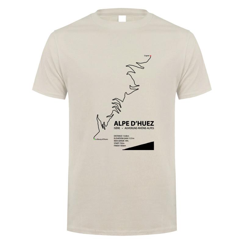 Alpe D Huez T Shirt Unisex Unisex Streetwear Tops Summer Short Sleeve Cotton Birthday Gifts Tshirt Unisex Tees DY148