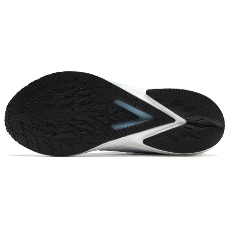 New Anta Rocket 5.0 Cushioned Slip Resistant Abrasion Resistant Low Top Casual Running Shoes Men's White Black Blue 112345523-9
