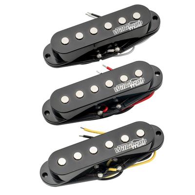 Wilkinson M Series High Output Ceramic ST Single Coil Pickup Set for Stratocaster Electric Black Guitars,