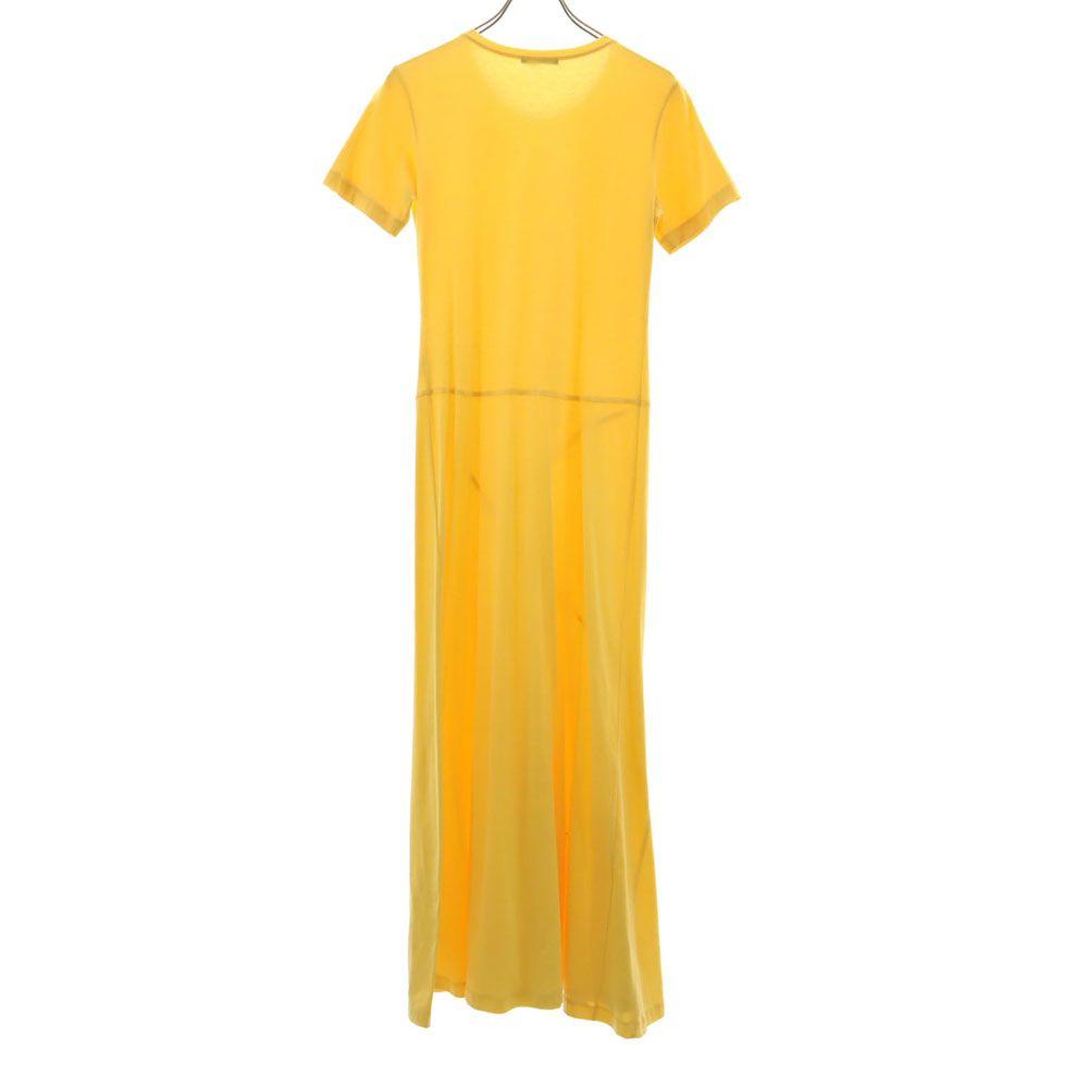 ISSEY MIYAKE Short sleeve Long dress 2 yellow Women Used