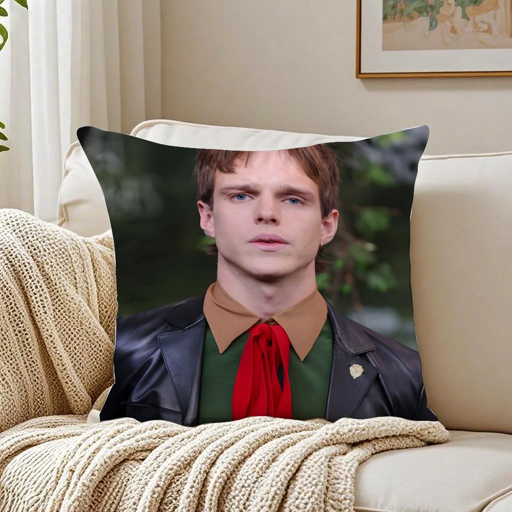 FFinn Bennett Cushion Cover Linen Pillowcase Soft  for Sofa Bed Home Room Decor