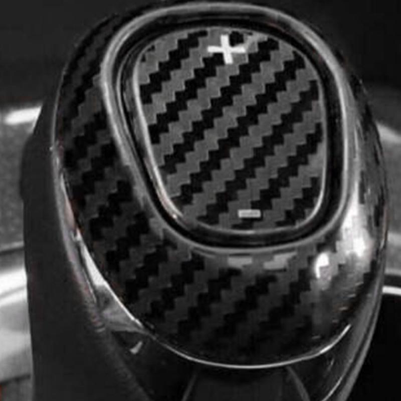 Car Gear Shift Shifter Lever Knob Trims Fit for Chevrolet Cruze 2016 2017 2018  Carbon Fiber Grain