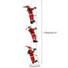 Christmas Holiday Decor Ladder Rope Climbing Santa Christmas Tree Ornament Creative Tree Hangings Long Lasting