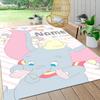 Custom Name "Baby Dumbo Adventure" Carpet Rug Customizable Soft Washable Anti-Slip Home Living Room Sofa Mats Personalized Rug. 0909387