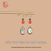 925 Sterling Silber Retro Hängeohrringe mit Abalone-Muschel & Achat - Perfektes Geschenk für Freundin, Chinesischer Stil für Qipao