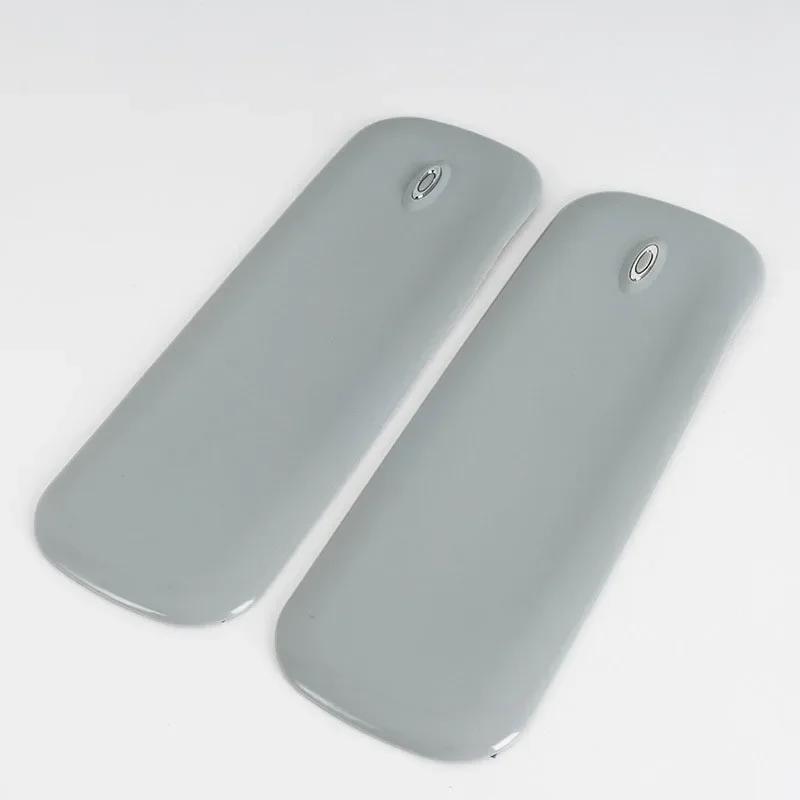 

2 шт., защитная полоса для автомобильного бампера, авто полоса для предотвращения столкновений, угловая защита бампера, защита от натирания автомобиля, наклейка серый