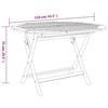 VidaXL Ensemble à Manger de Jardin 5 pcs, Chaises et Table à Dîner, Meubles de Terrasse Patio Extérieur, Rétro, Bois 3203352