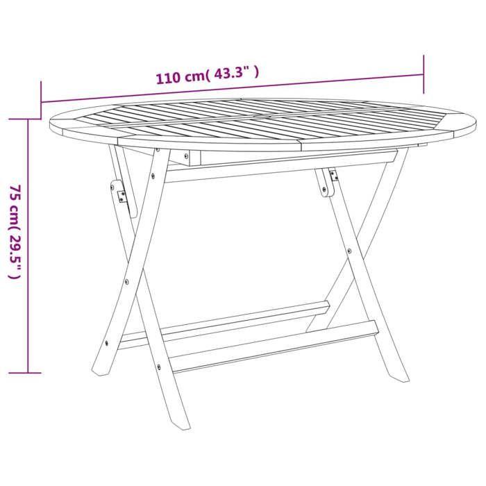 VidaXL Ensemble à Manger de Jardin 5 pcs, Chaises et Table à Dîner, Meubles de Terrasse Patio Extérieur, Rétro, Bois 3203352