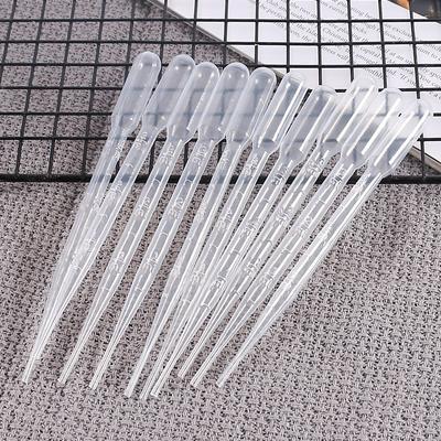 10/100Pcs Plastic Pipettes 3ml Transparent Transfer Pipette Droppers Epoxy Resin Casting Scientific Experiment Liquid Extraction