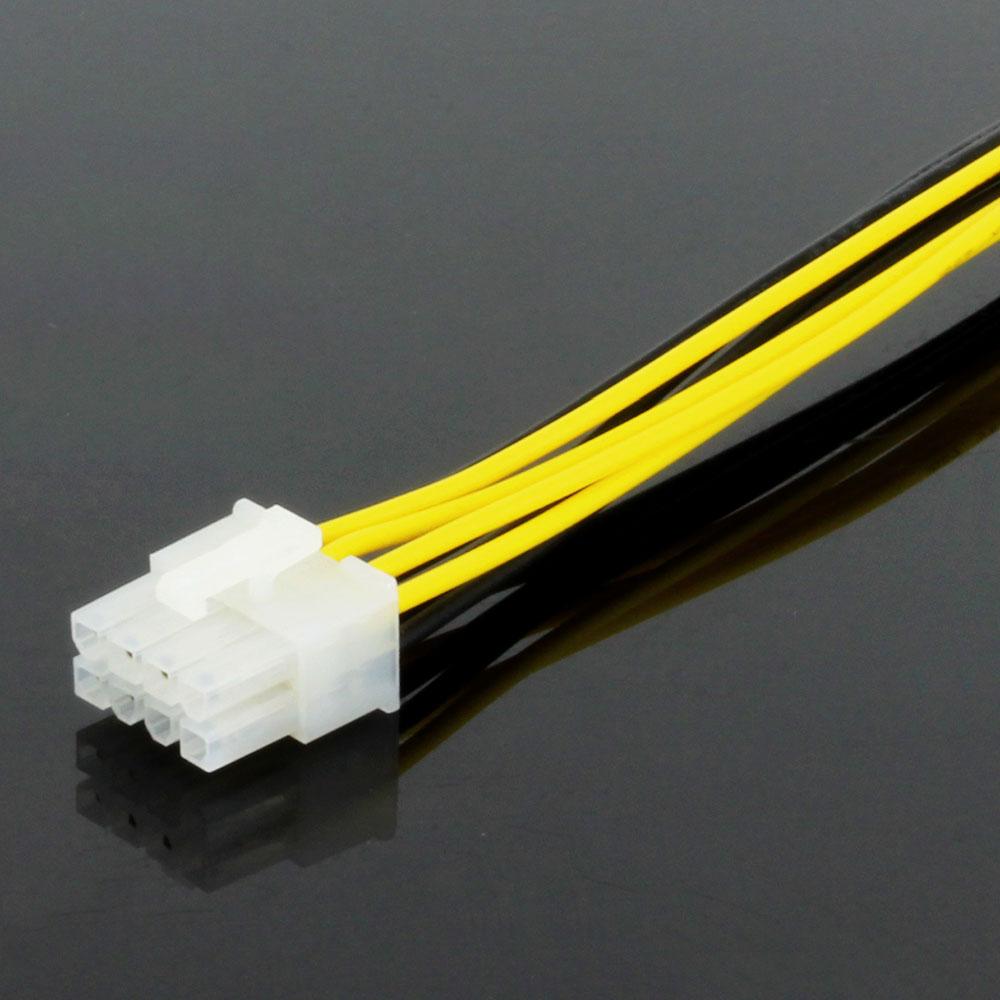 ATX 4 Pin Male to 8 Pin Female EPS Power Cable Cord Adapter PC Motherboard CPU Power Supply Line Extension Cable