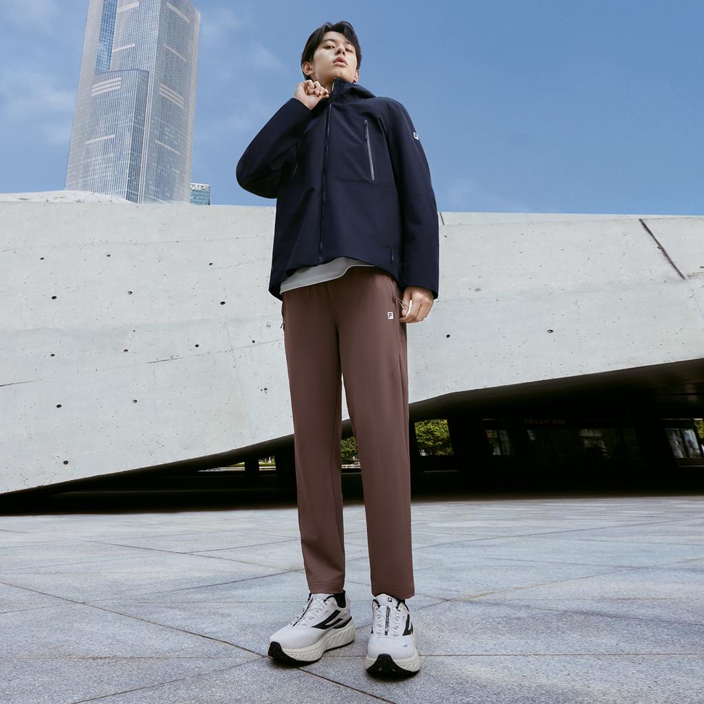 Fila 2023 Winter New Two-Piece Jacket Outdoor Windproof Three-In-One Climbing Coat Men Jackets Legendary-Blue A11M341701FNV