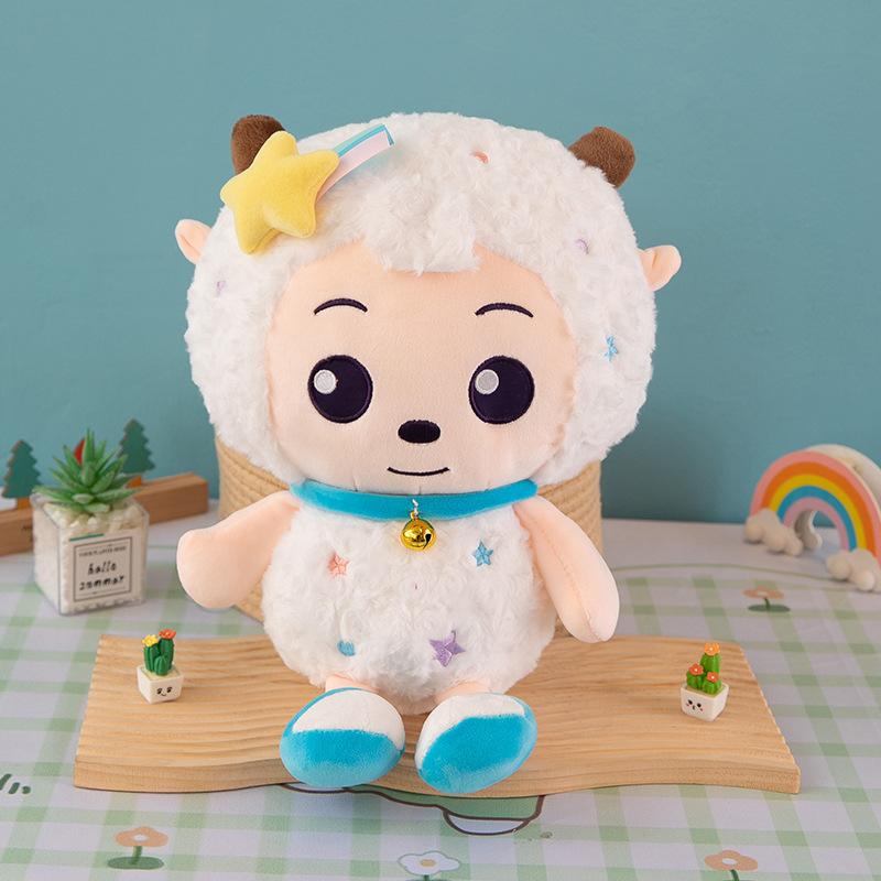 

Goat And Pleasant Big Big Wolf Doll Plush Toy Cartoon Character Gift Children Weslie
