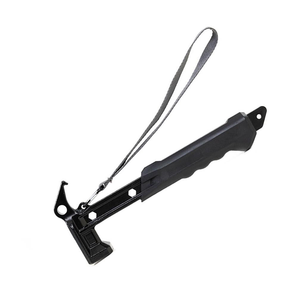 Outdoor Multifunctional Camping Hammer Tent Pegs Puller Stake Nail Remover Tent Hammer with Tent Peg Remover for Camping