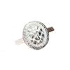 Elegante Anello Ovale in Pizzo Intrecciato Regolabile per Donna - Accessorio alla Moda, Versatile e Trendy per Dito Indice