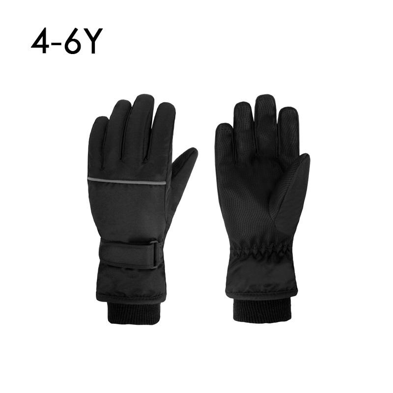 2024 Children Ski Gloves Keep Finger Warm Waterproof Thicken Mittens Winter Snowboard Snow Kids Gloves for Boys Girls