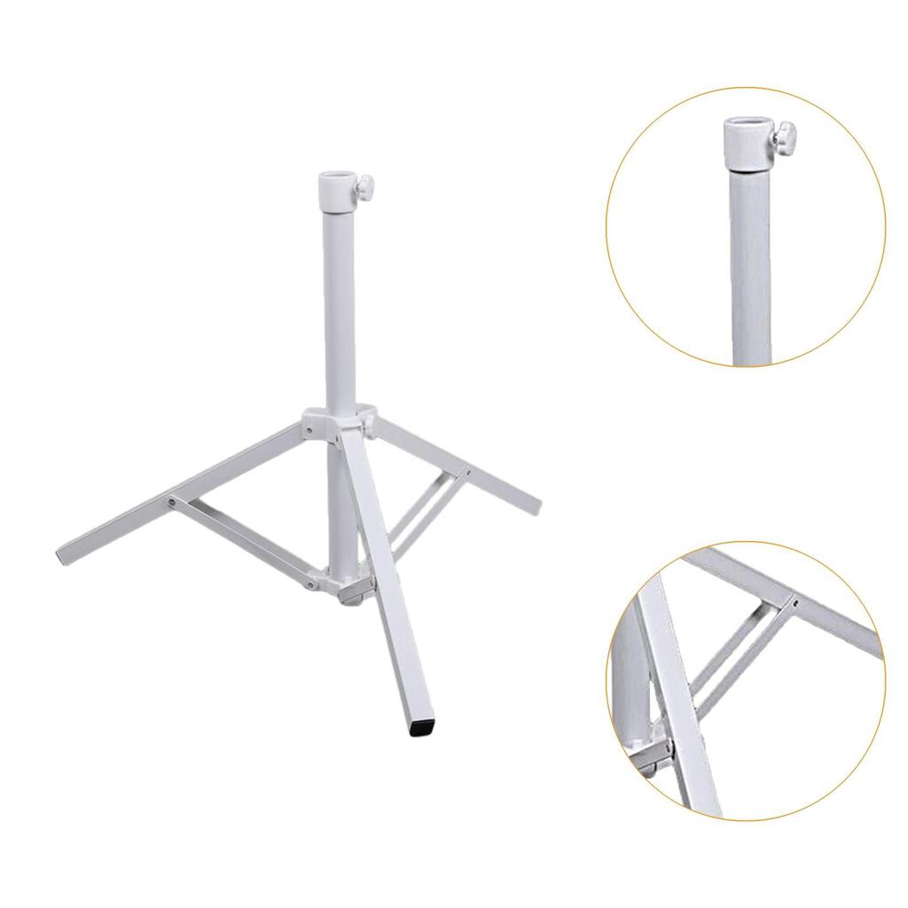 Beach Umbrella Stand Base Multipurpose Heavy Duty Support White Umbrella Base Holder for Garden Beach Outside Summer Beach Yard