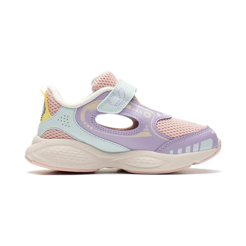 LiNing Comfortable Versatile Durable Childrens Sandals Kids Footwear Pink Purple YKNS036-4
