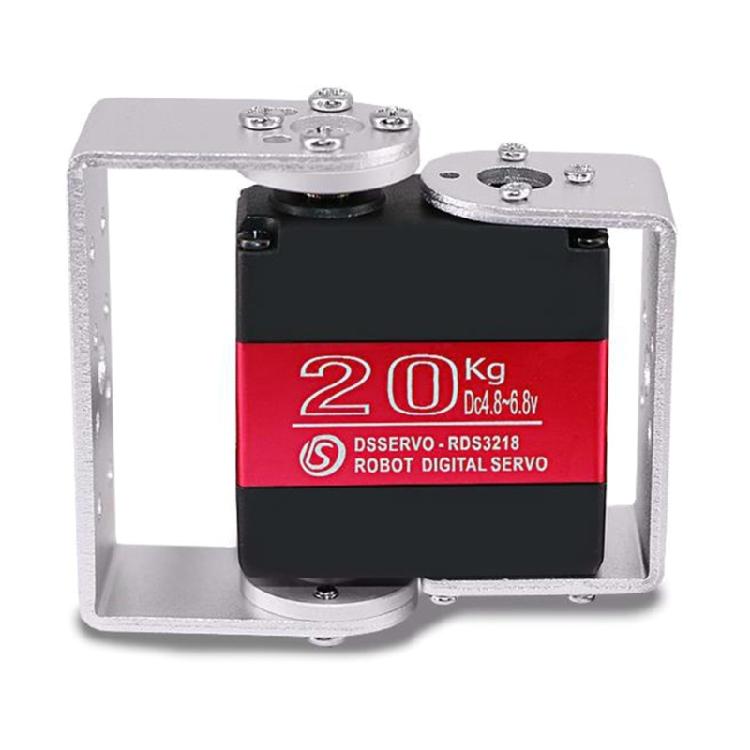 

Цифровий сервопривід для важких навантажень, подвійний вал, крутний момент 20 кг, водонепроникність IP66, повністю металевий редуктор, для проектів автоматизації 1